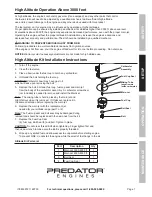 Предварительный просмотр 7 страницы Predator Engines 69727 Owner'S Manual & Safety Instructions