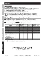 Предварительный просмотр 12 страницы Predator Engines 69727 Owner'S Manual & Safety Instructions