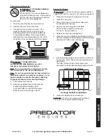 Предварительный просмотр 11 страницы Predator Engines Pacific Hydrostar 212cc Gasoline Powered Clear Water Pump Owner'S Manual