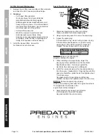 Предварительный просмотр 12 страницы Predator Engines Pacific Hydrostar 212cc Gasoline Powered Clear Water Pump Owner'S Manual