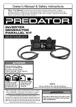 Predator 58374 Owner'S Manual & Safety Instructions preview