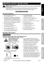 Предварительный просмотр 3 страницы Predator 58374 Owner'S Manual & Safety Instructions