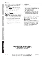 Предварительный просмотр 16 страницы Predator 61169 Owner'S Manual