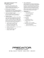 Предварительный просмотр 28 страницы Predator 61169 Owner'S Manual