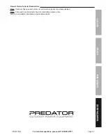 Предварительный просмотр 27 страницы Predator 61594 Owner'S Manual & Safety Instructions