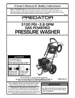 Predator 62214 Owner'S Manual And Safety Instructions предпросмотр