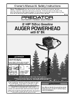 Предварительный просмотр 1 страницы Predator 63022 Owner'S Manual & Safety Instructions