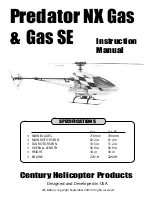 Predator Gas SE Instruction Manual preview