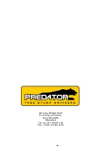 Предварительный просмотр 44 страницы Predator P28RX Manual