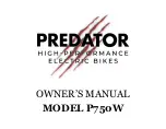 Predator P750W Owner'S Manual preview