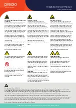 Preview for 5 page of PREDIA PHAS-FlexMobile Installation & User Manual