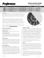 Preference decorum K-625d Installation Manual preview