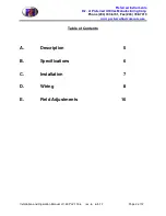 Preview for 2 page of Preferred Instruments JC-22-PL2-1006 Installation And Operation User Manual