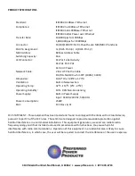 Preview for 5 page of Preferred Power Products P3POE8-30 User Manual