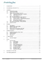 Preview for 2 page of PrehKeyTec MCI 111 A Operating Instructions And Technical Data