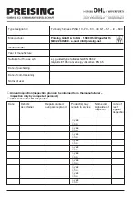 Preview for 16 page of PREISING PASA 10 Instructions For Use Manual