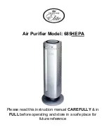 Prem-I-Air Elite 685HEPA User Manual preview