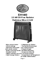 Preview for 1 page of Prem-I-Air Elite EH1440 Instructions Manual