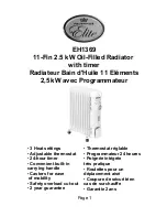 Предварительный просмотр 1 страницы Prem-I-Air EH1369 Installer And User Manual