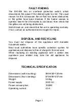 Предварительный просмотр 7 страницы Prem-I-Air EH1404 Manual