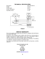 Предварительный просмотр 6 страницы Prem-I-Air EH1688 Manual