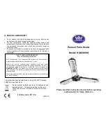 Предварительный просмотр 1 страницы Prem-I-Air HQH2000H User Manual