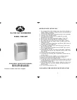 Preview for 1 page of Prem-I-Air PDB16EPT Instruction Manual