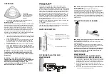 Preview for 2 page of Prem-I-Air TJF120-LD012 Instruction Manual