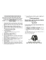 Предварительный просмотр 2 страницы Prem-I-Air WG-UH60 Instruction Manual