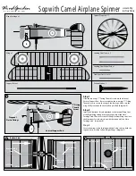 Premier designs Wind Garden Sopwith Camel Airplane Spinner Assembly Instructions preview