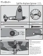 Preview for 1 page of Premier designs Wind Garden Spitfire Airplane Spinner Assembly Instructions