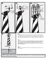 Preview for 2 page of Premier designs Wing Garden Lighthouse Assembly Instructions