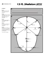 Premier Kites Skeleton 13 ft Assembly Instructions preview