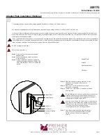 Preview for 9 page of Premier Mounts AM175 Installation Manual