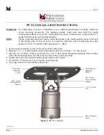 Preview for 1 page of Premier Mounts Cathedral Ceiling Adapter PP-TL Installation Instructions