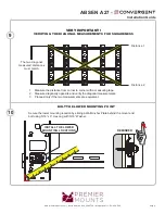 Предварительный просмотр 11 страницы Premier Mounts Convergent A-A27 Series Installation Manual