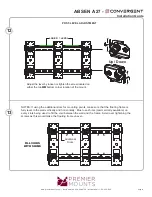 Предварительный просмотр 13 страницы Premier Mounts Convergent A-A27 Series Installation Manual