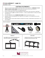 Preview for 2 page of Premier Mounts CONVERGENT SAM-IFJ Series Installation Manual