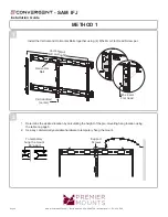 Preview for 6 page of Premier Mounts CONVERGENT SAM-IFJ Series Installation Manual