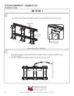 Предварительный просмотр 6 страницы Premier Mounts Convergent Series Installation Manual