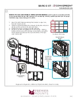 Preview for 17 page of Premier Mounts Convergent Series Installation Manual