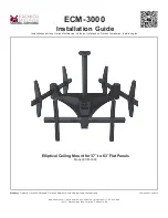 Предварительный просмотр 1 страницы Premier Mounts ECM-3000 Installation Manual