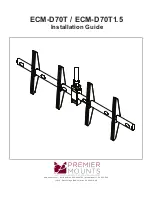 Premier Mounts ECM-D70T Installation Manual preview