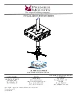 Premier Mounts GB-PIPE1 Installation Instructions Manual preview