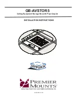 Preview for 1 page of Premier Mounts Gearbox GB-AVSTOR5 Installation Instructions Manual