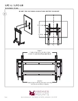 Preview for 8 page of Premier Mounts LFC-L Installation Manual