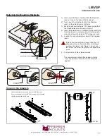 Предварительный просмотр 7 страницы Premier Mounts LMVSP Installation Manual