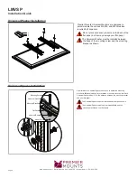 Предварительный просмотр 8 страницы Premier Mounts LMVSP Installation Manual