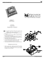 Предварительный просмотр 2 страницы Premier Mounts Low-Profile Dedicated Projector Mount PDS-016 Installation Instructions