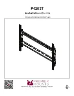 Preview for 1 page of Premier Mounts P4263T Installation Manual